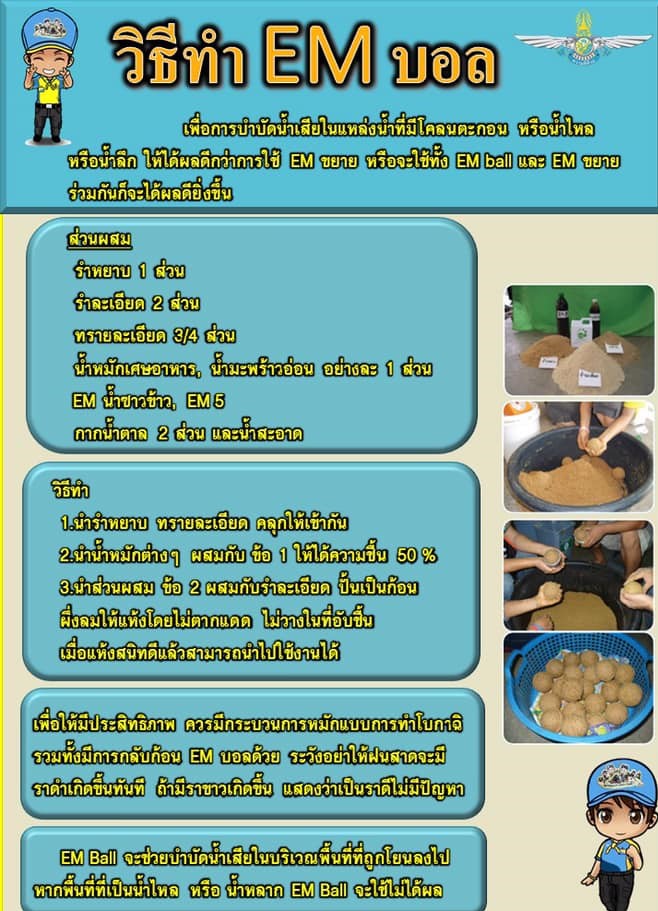 การสาธิตทำ EM บอล